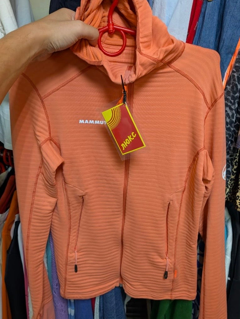 Fleece Jacke von Mammut  (XS Damen) Zip Hoodie Aprikot