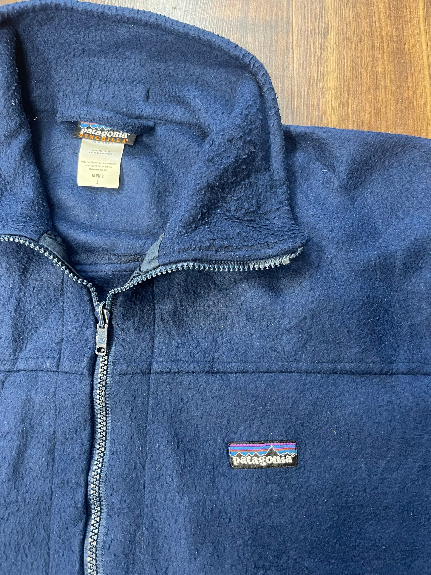Patagonia Fleece Jacke (XL Herren) Zipper Sweatshirt dunkelblau