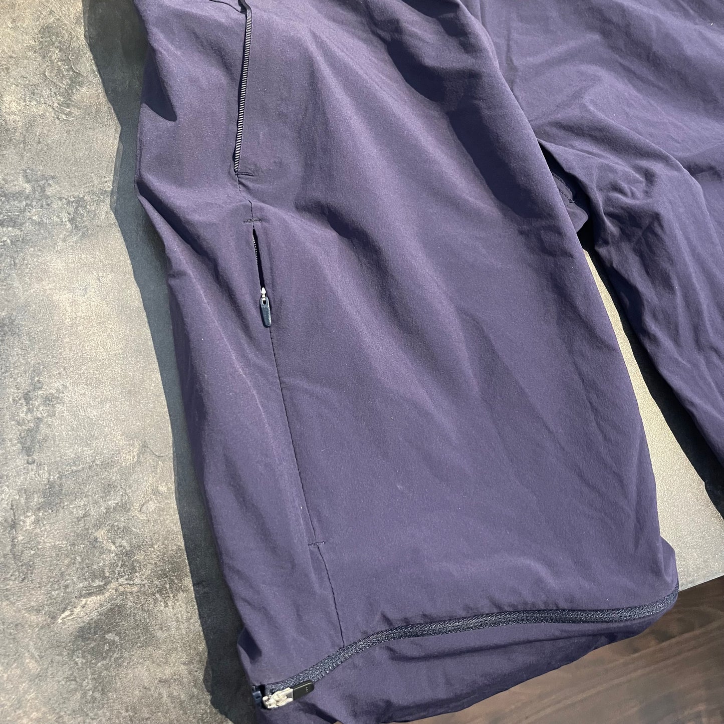 2-in-1 Hose von Mammut (L Damen) Zip-Off wasserabweisend dunkelblau