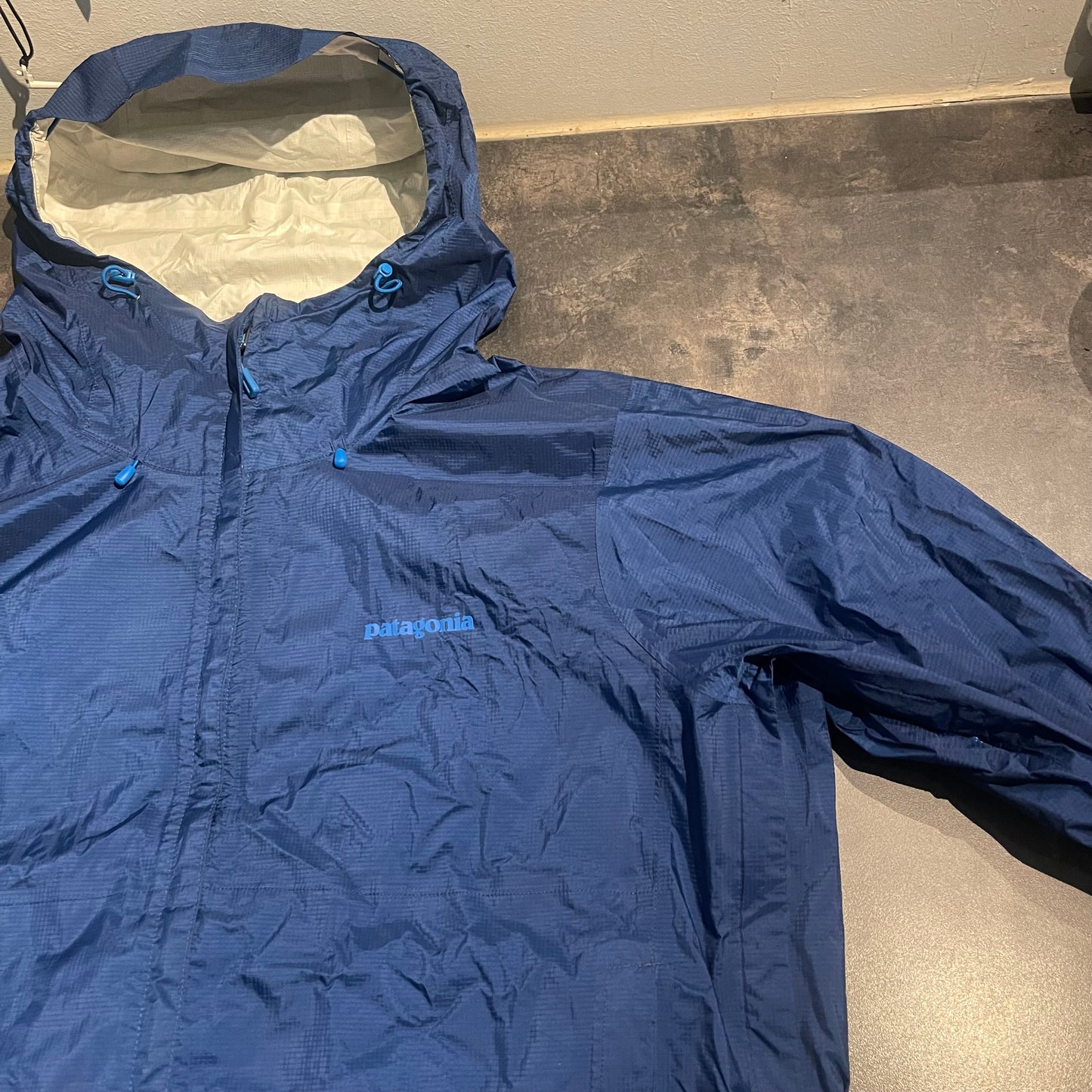 Regen Jacke von Patagonia (XL Herren) Hardshell H2nO blau