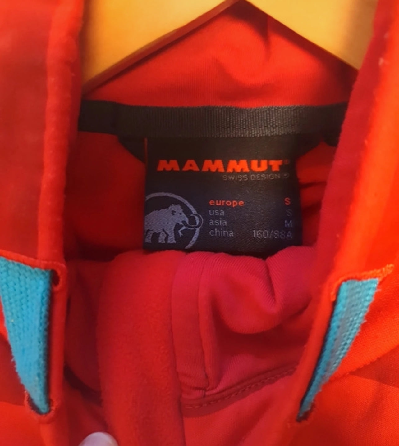 Fleece Jacke von Mammut (S Damen) rot gestreift