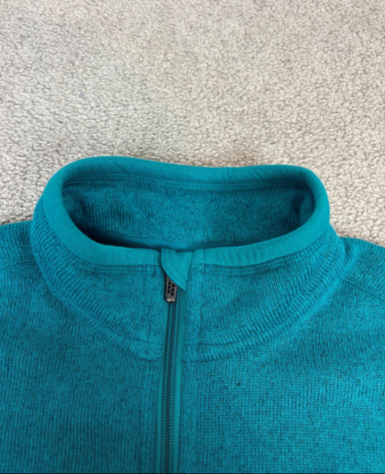 Patagonia Weste (XL Damen) Strickoptik Better Fleece türkis