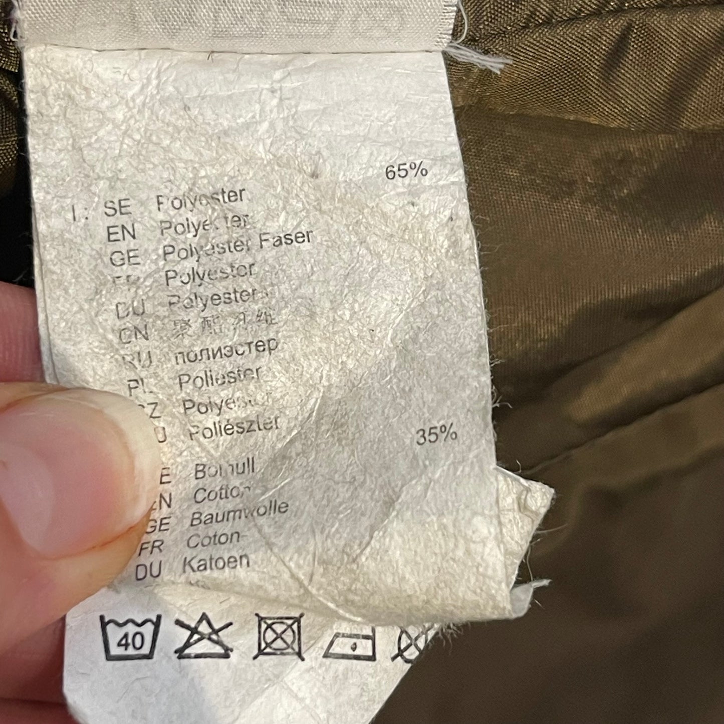 Gefütterte Jacke von Fjällräven (XS Damen) Winter Parka G-1000 braun