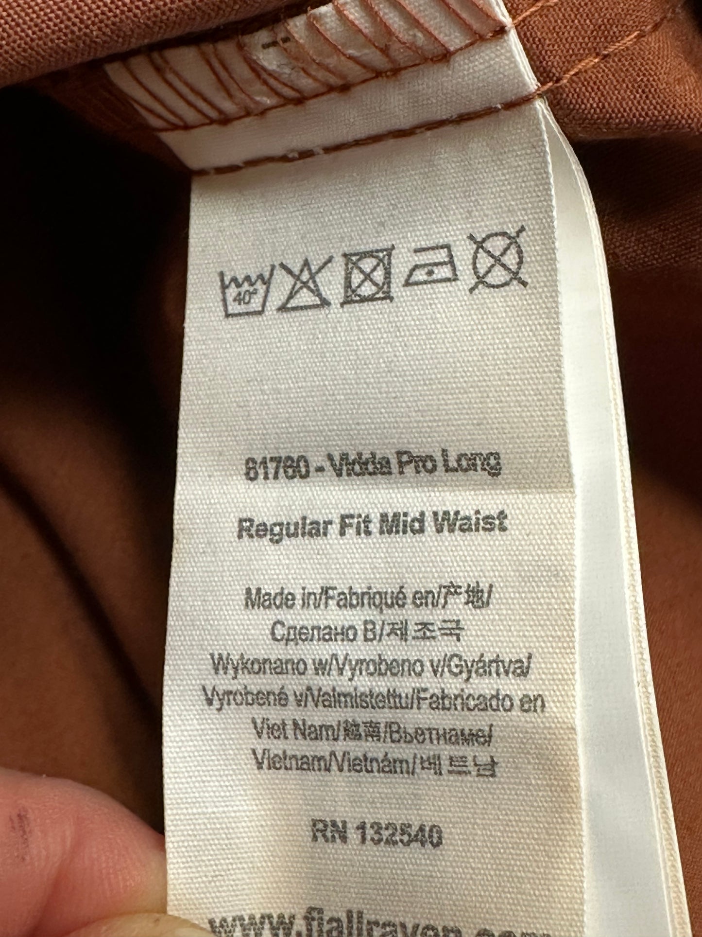 Hose von Fjällräven Vidda (M Herren) G-1000 Terrakotta