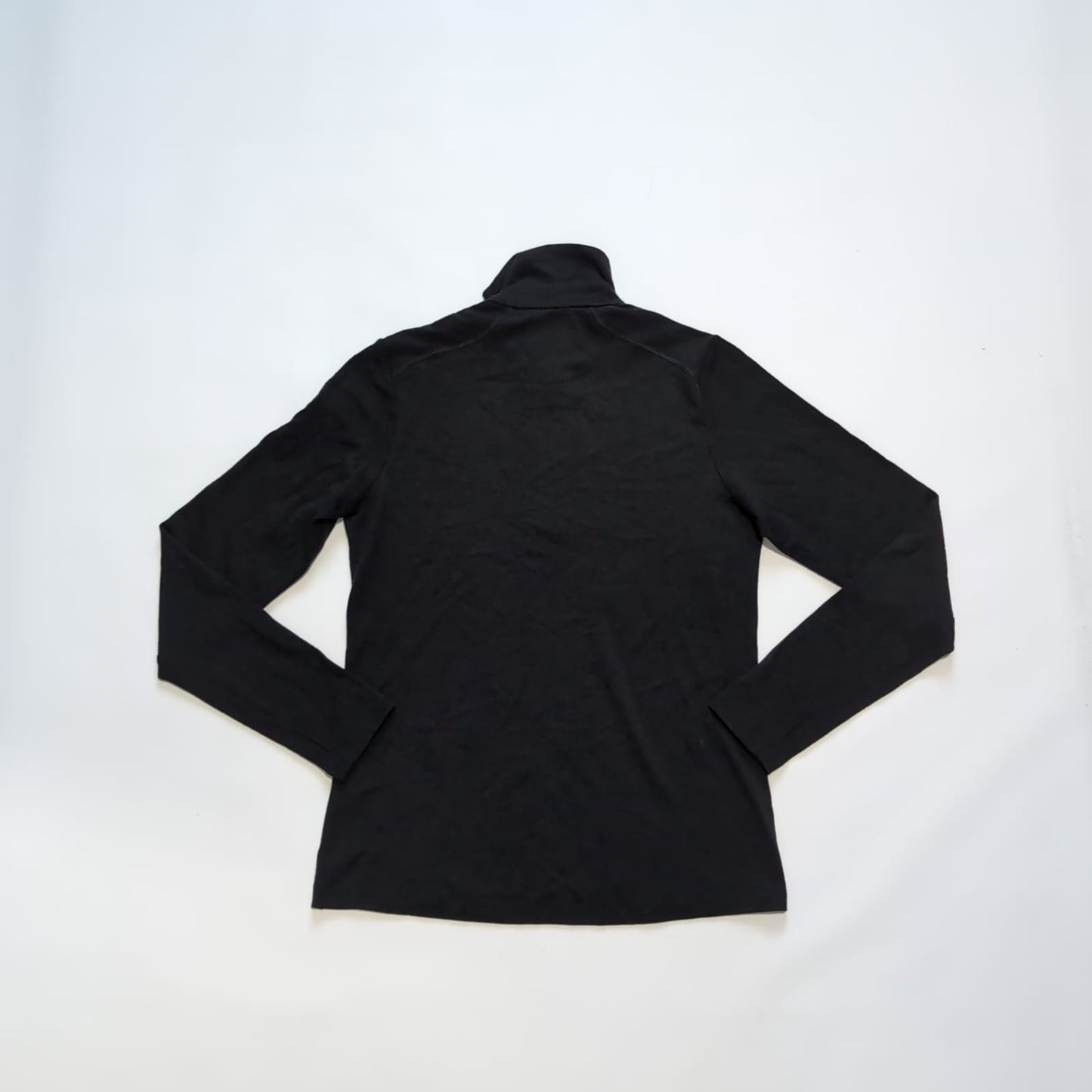 Longsleeve Icebreaker Merino (L Damen) Zip Langarmshirt schwarz Muster