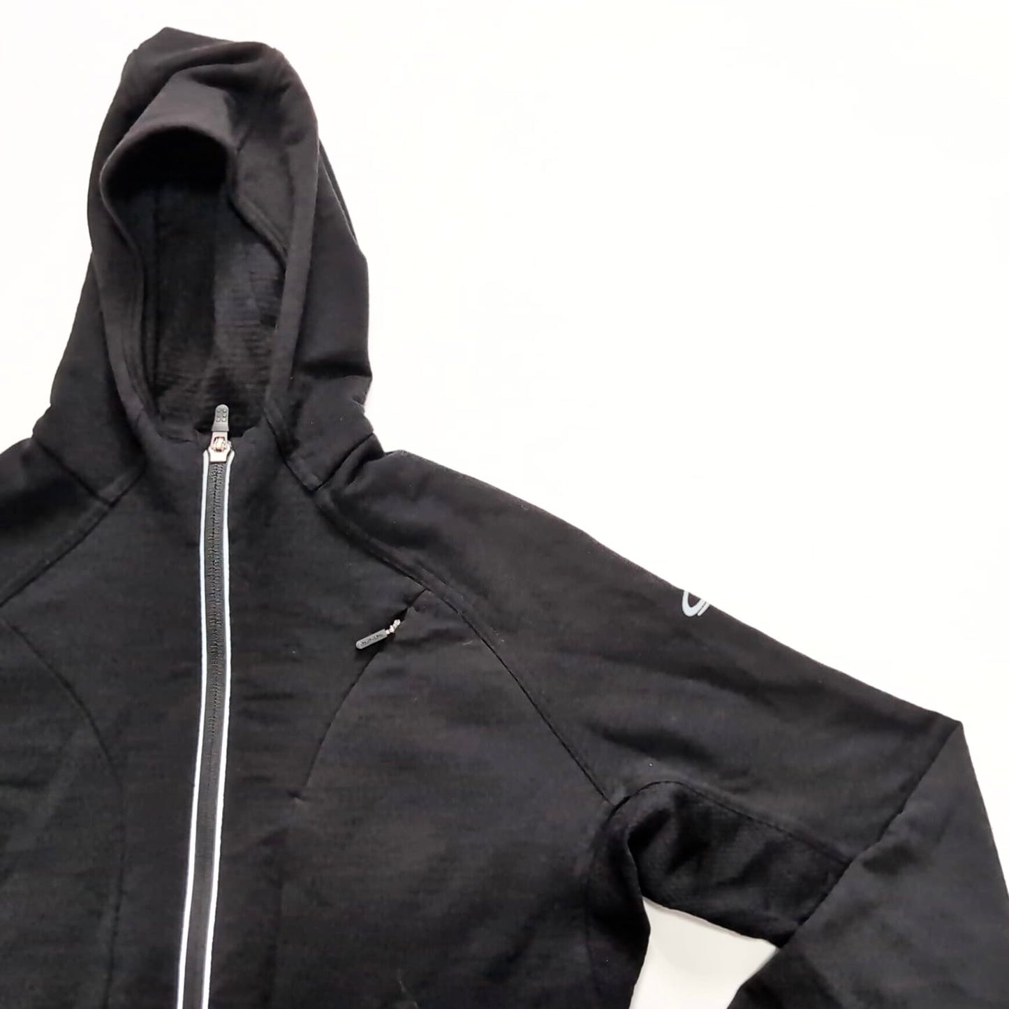 Merino Jacke von Icebreaker 260 (M Damen) schwarz mit Kapuze
