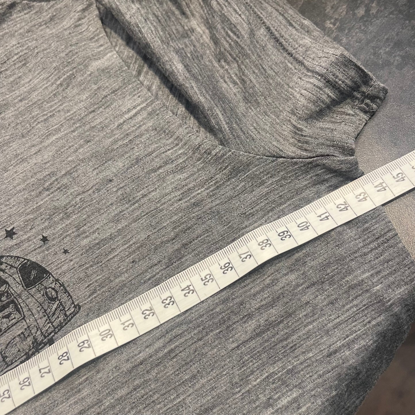 T-Shirt von Icebreaker Merino (S bis M Damen) grau - Print Camper