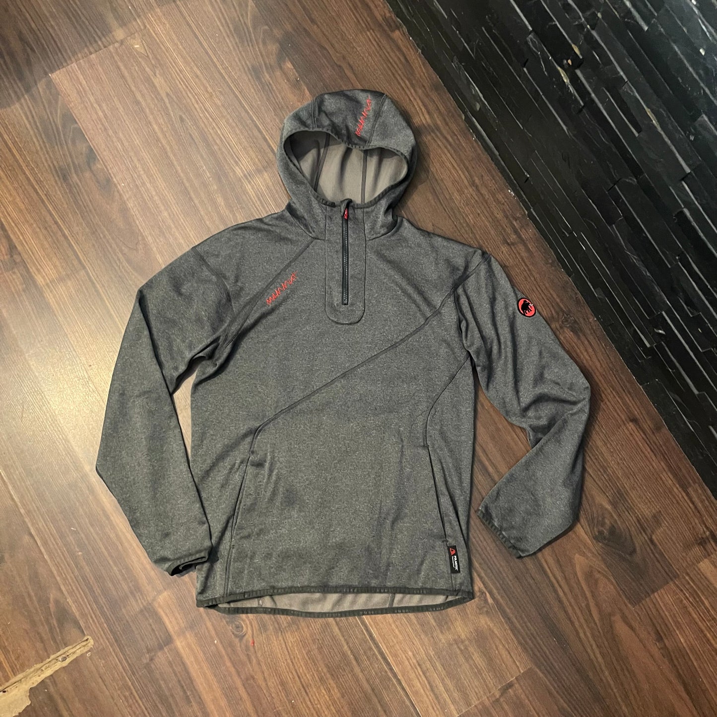 Hoodie von Mammut (S Herren) Sweatshirt Zipper Pullover grau