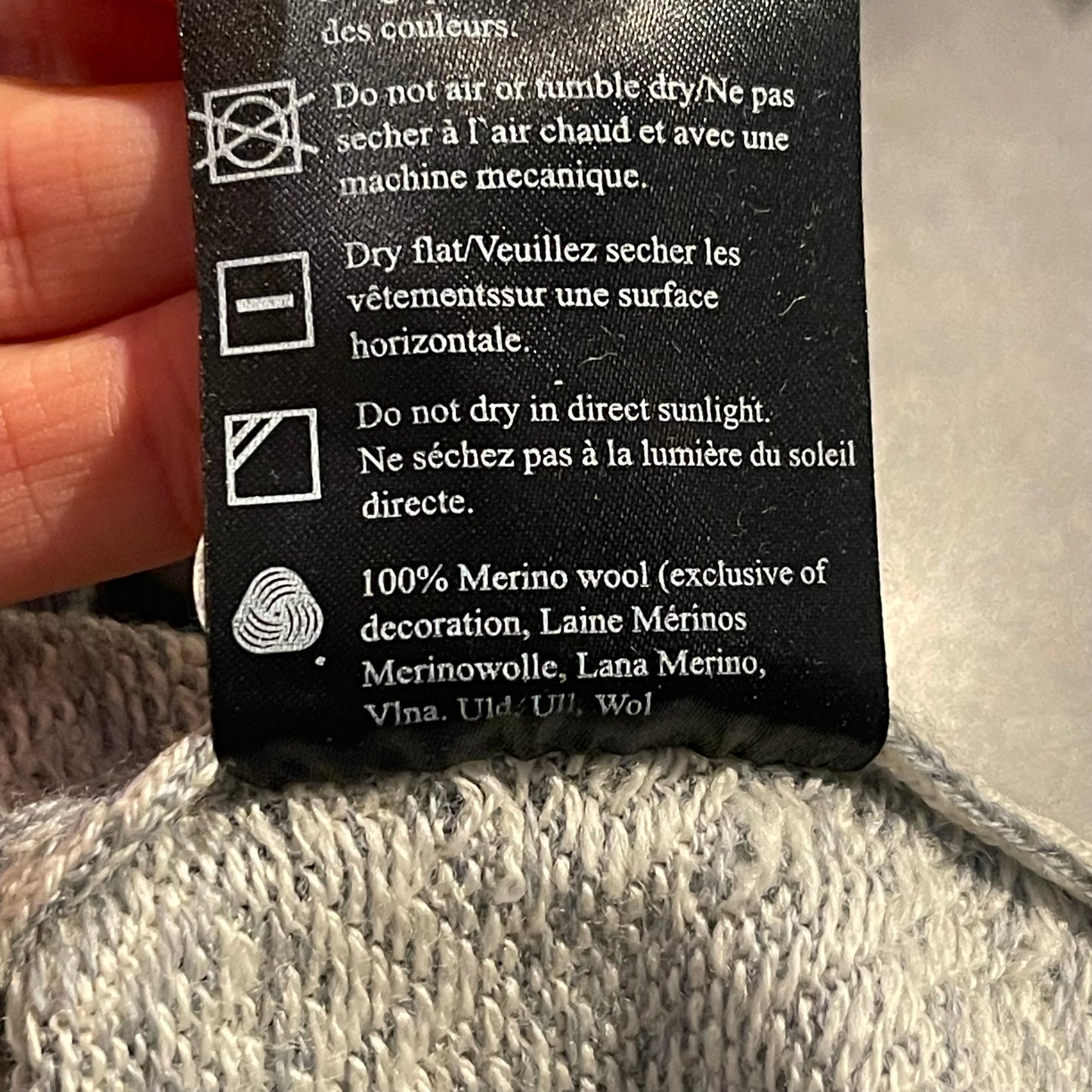 Merino Jacke von Dale of Norway (XL Damen) weiß grau