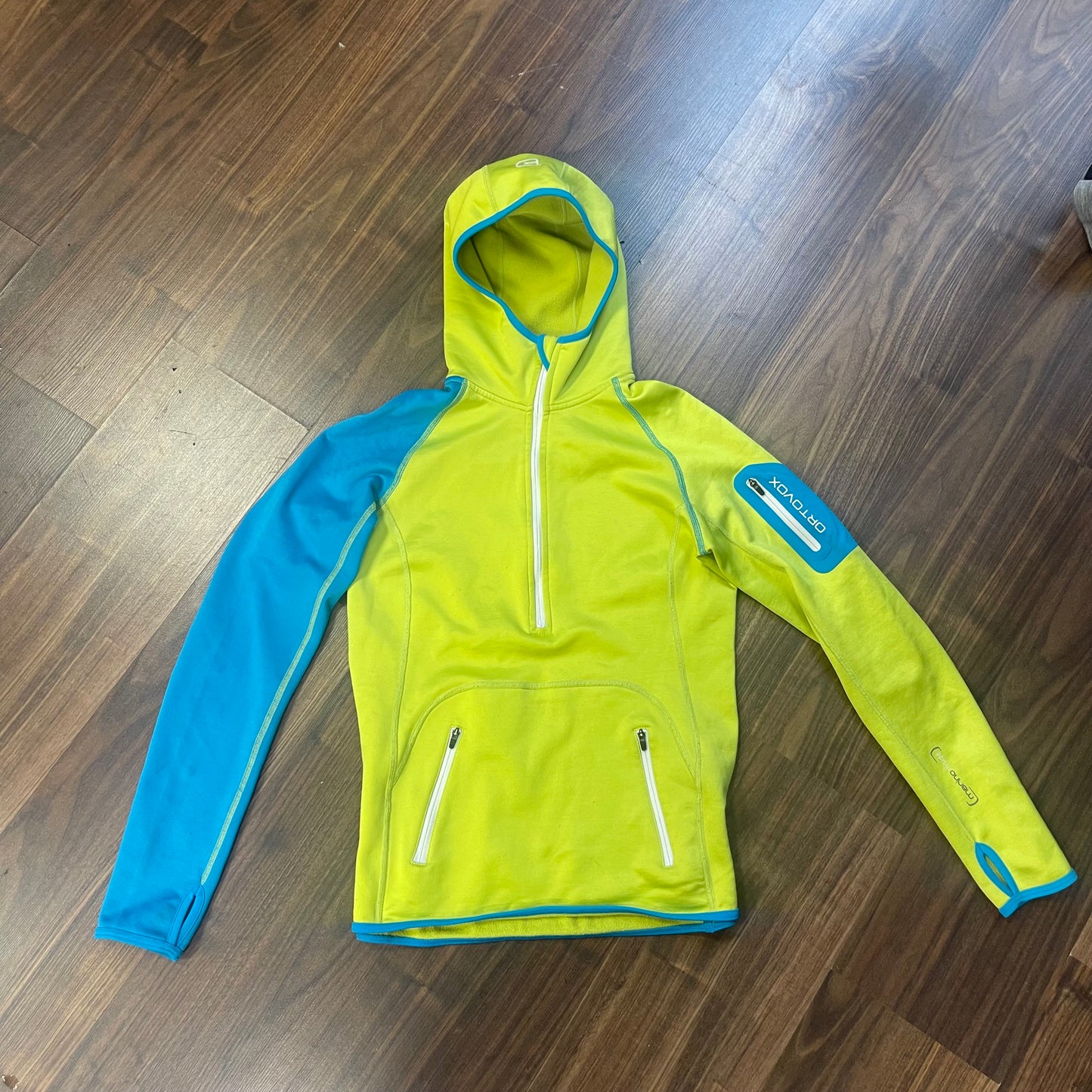 Ortovox Hoodie Merino inside (S Damen) Fleece Pullover grün