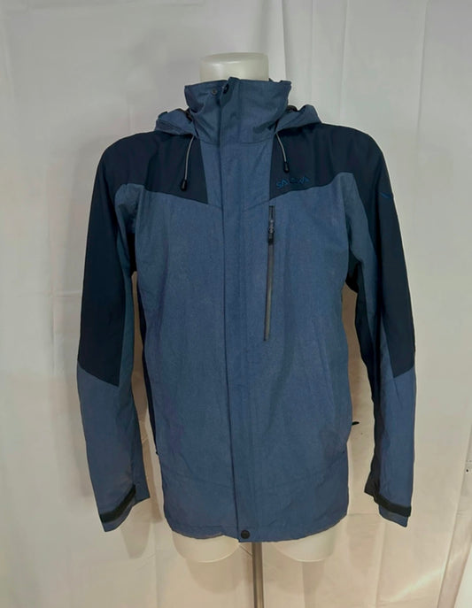 Regen Jacke von Salewa (L Herren) Goretex wasser-, winddicht blau