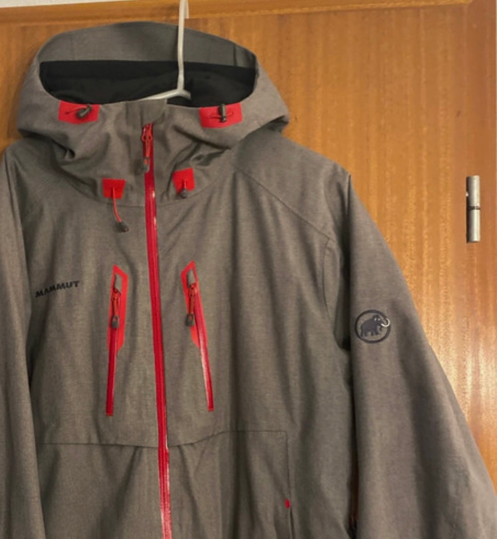 Ski Jacke von Mammut (M Herren) Hardshell gefüttert grau