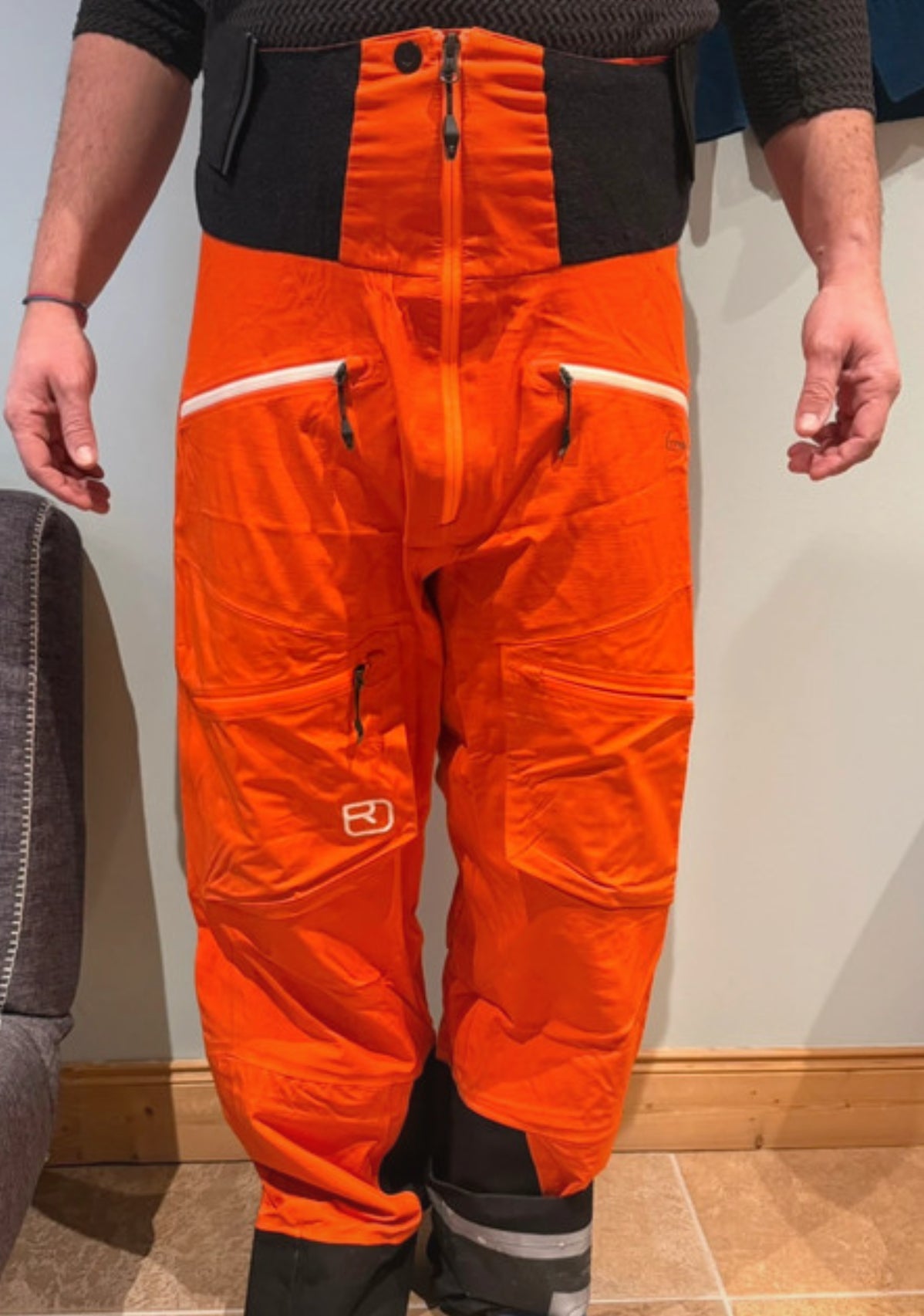 Ski Hose von Ortovox Merino (L Herren) Hardshell Merino Inside orange