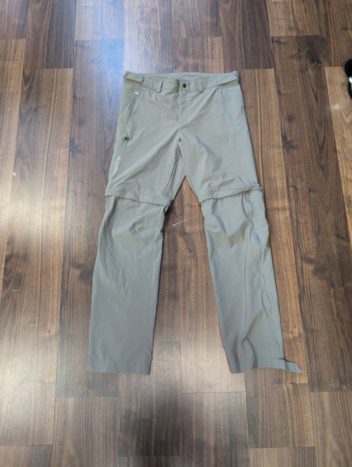Zip Off Hose von Vaude (M: 50 Herren) 2in1 elastisch grau - wanderlich.com