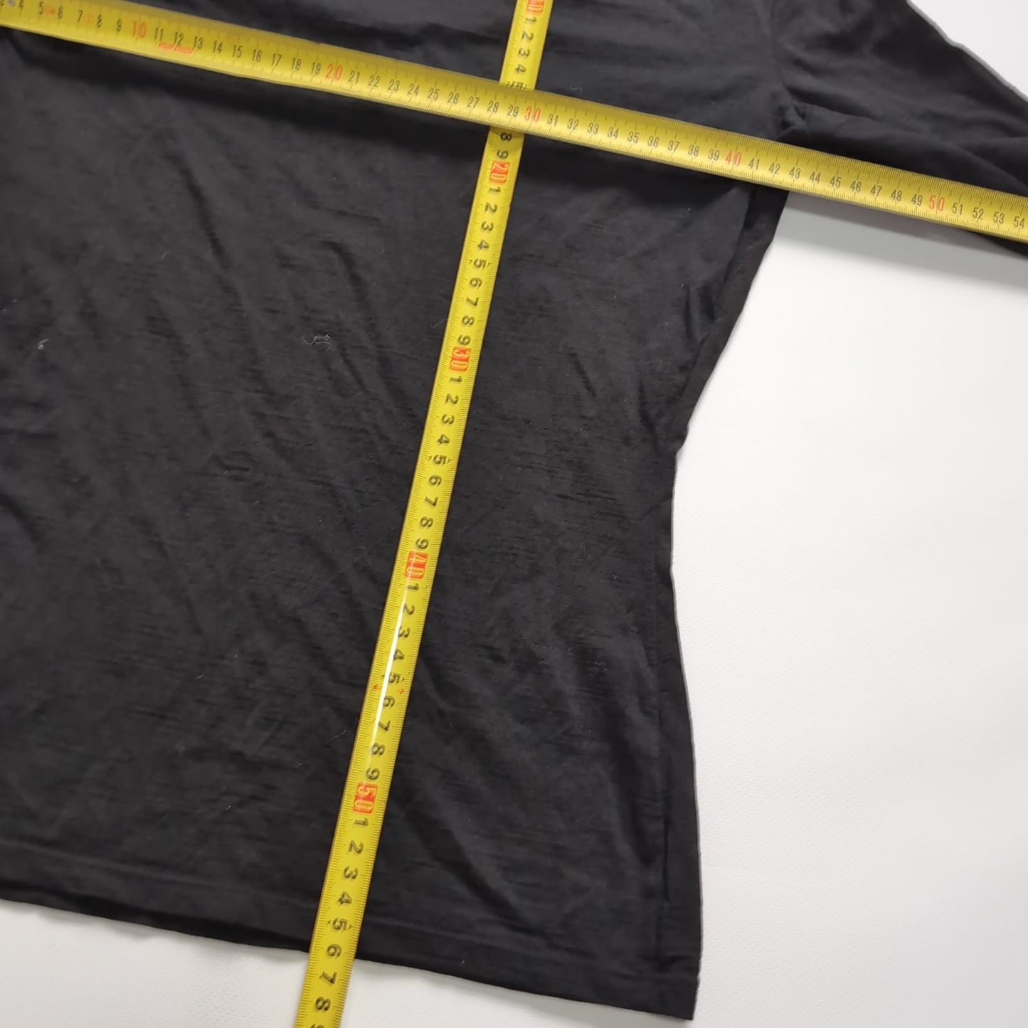 Merino Longsleeve Icebreaker (S Damen) schwarz mit Blumen