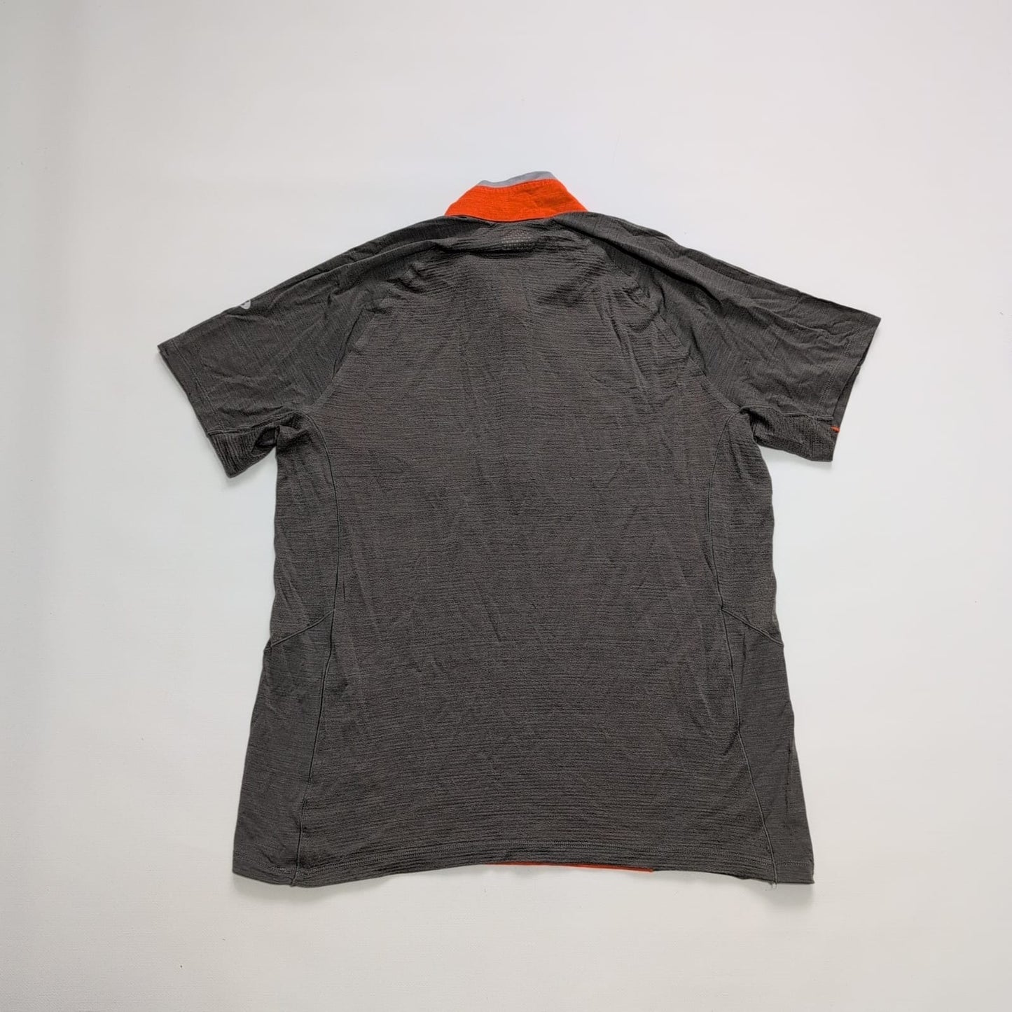 Sport T-Shirt von Icebreaker Merino GT (XL Herren) half zip orange grau