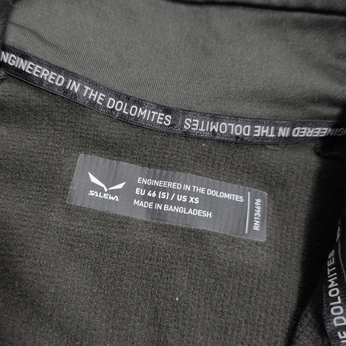 Fleece Jacke von Salewa (S Herren) Zipper Sweatshirt schwarz