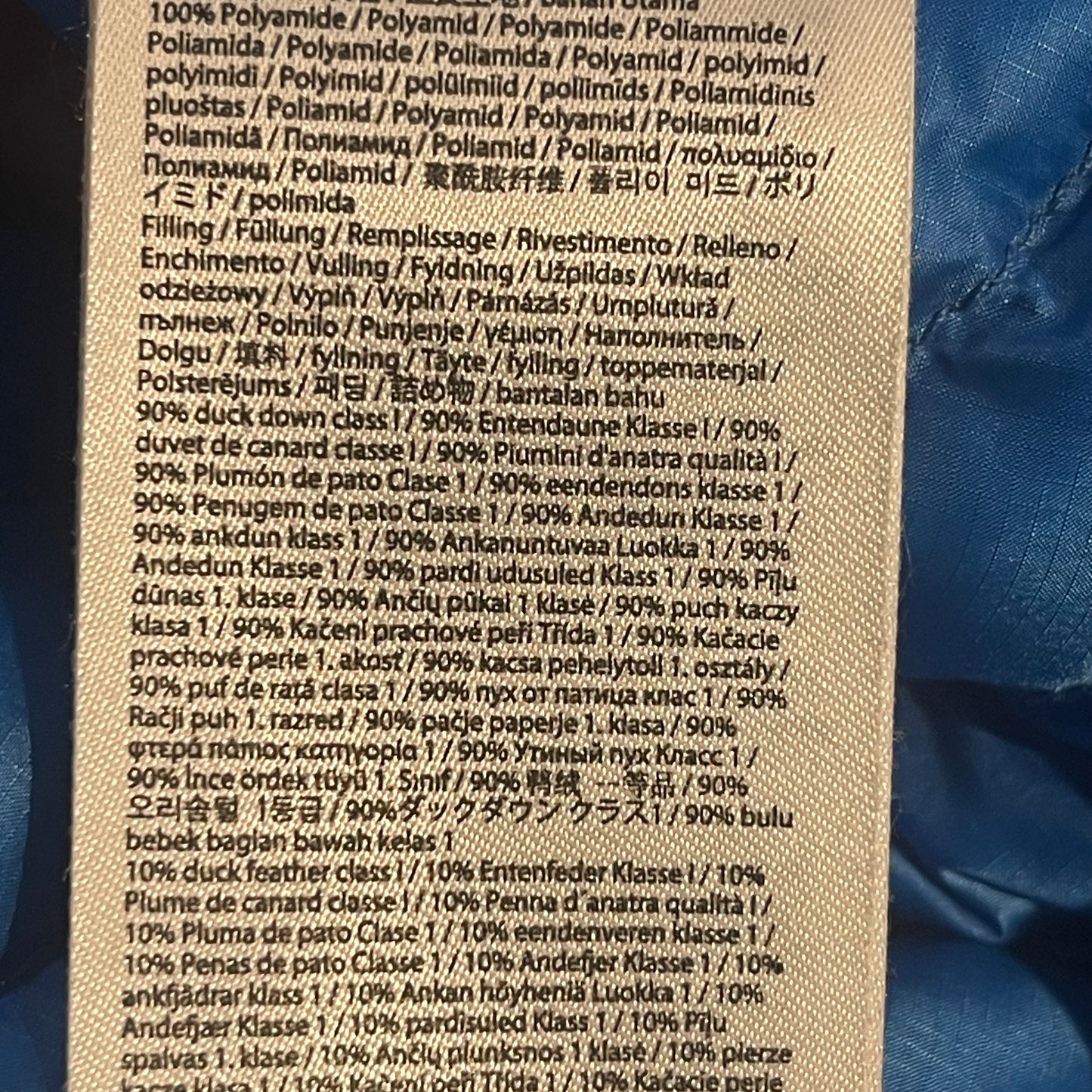 Daunen Jacke von Vaude (XL /52 Damen) wasserabweisend blau