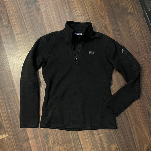 Patagonia Fleece Pullover (XS Damen) Better Sweater schwarz