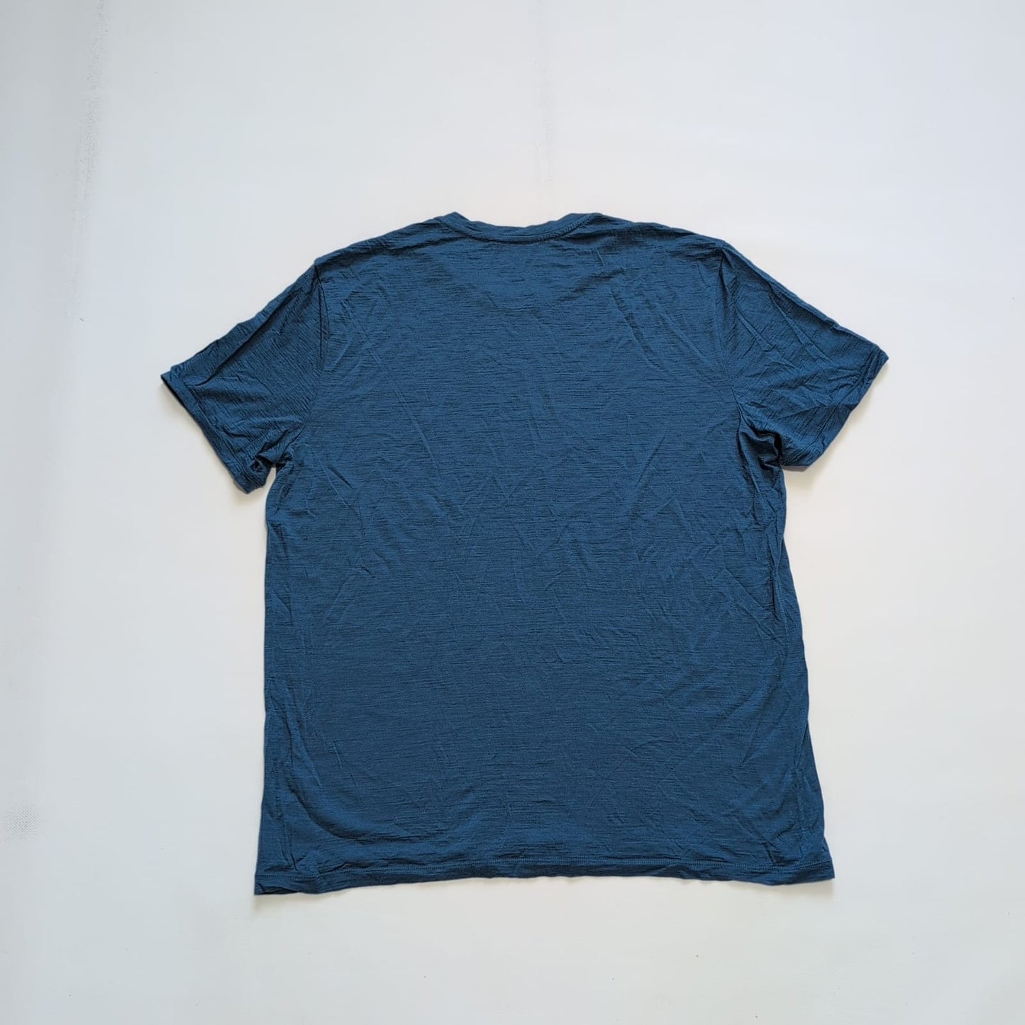 100% Merino T-Shirt von Icebreaker (XL Herren) blau Print