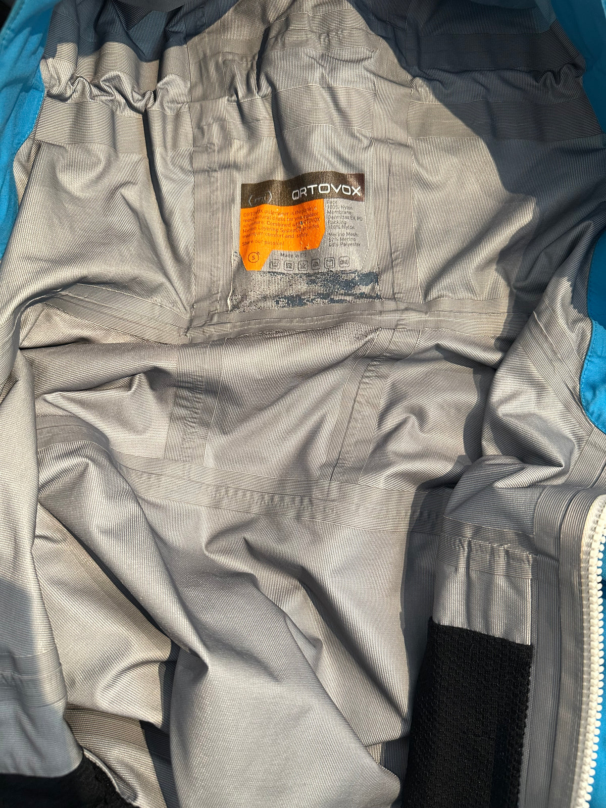 Ortovox 3L Hardshell Jacke (S Herren) Regenjacke blau - wanderlich.com