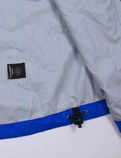 2-lagige Regen Jacke von Salewa (L Herren) Hardshell blau