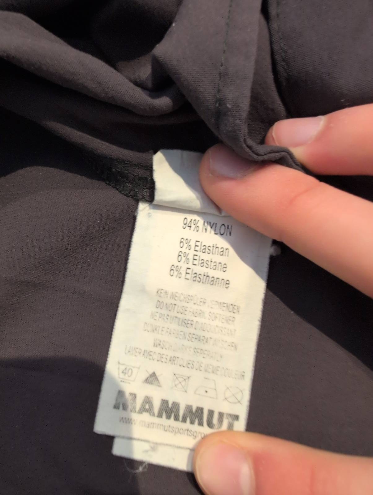 Leichte Hose von Mammut (M Herren) grau - wanderlich.com