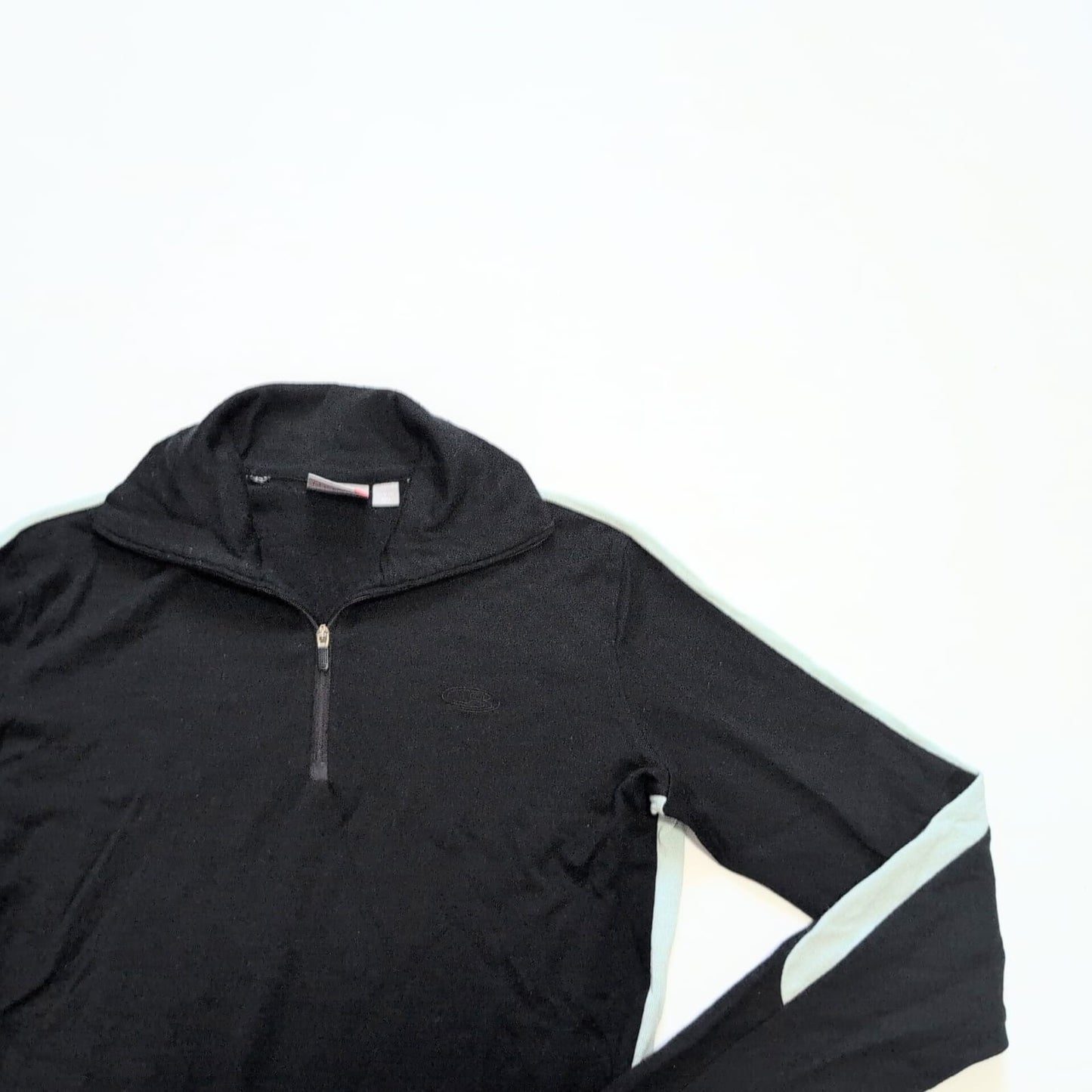 Merino Zip Longsleeve von Icebreaker 260 (M Damen) schwarz