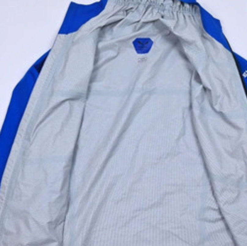 2-lagige Regen Jacke von Salewa (L Herren) Hardshell blau