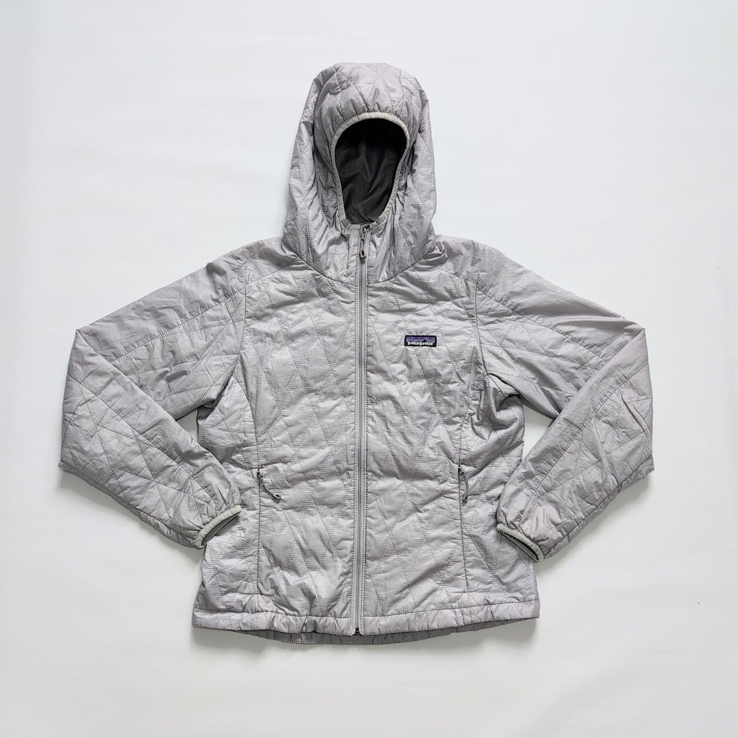 Jacke Patagonia Nano Puff (S Damen) Isolation grau Kapuze