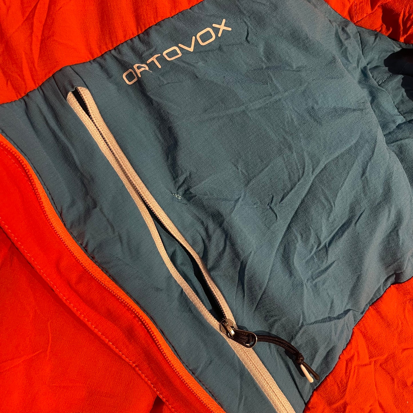 Leichte Ortovox Touren Jacke Merino inside (XL Herren) orange