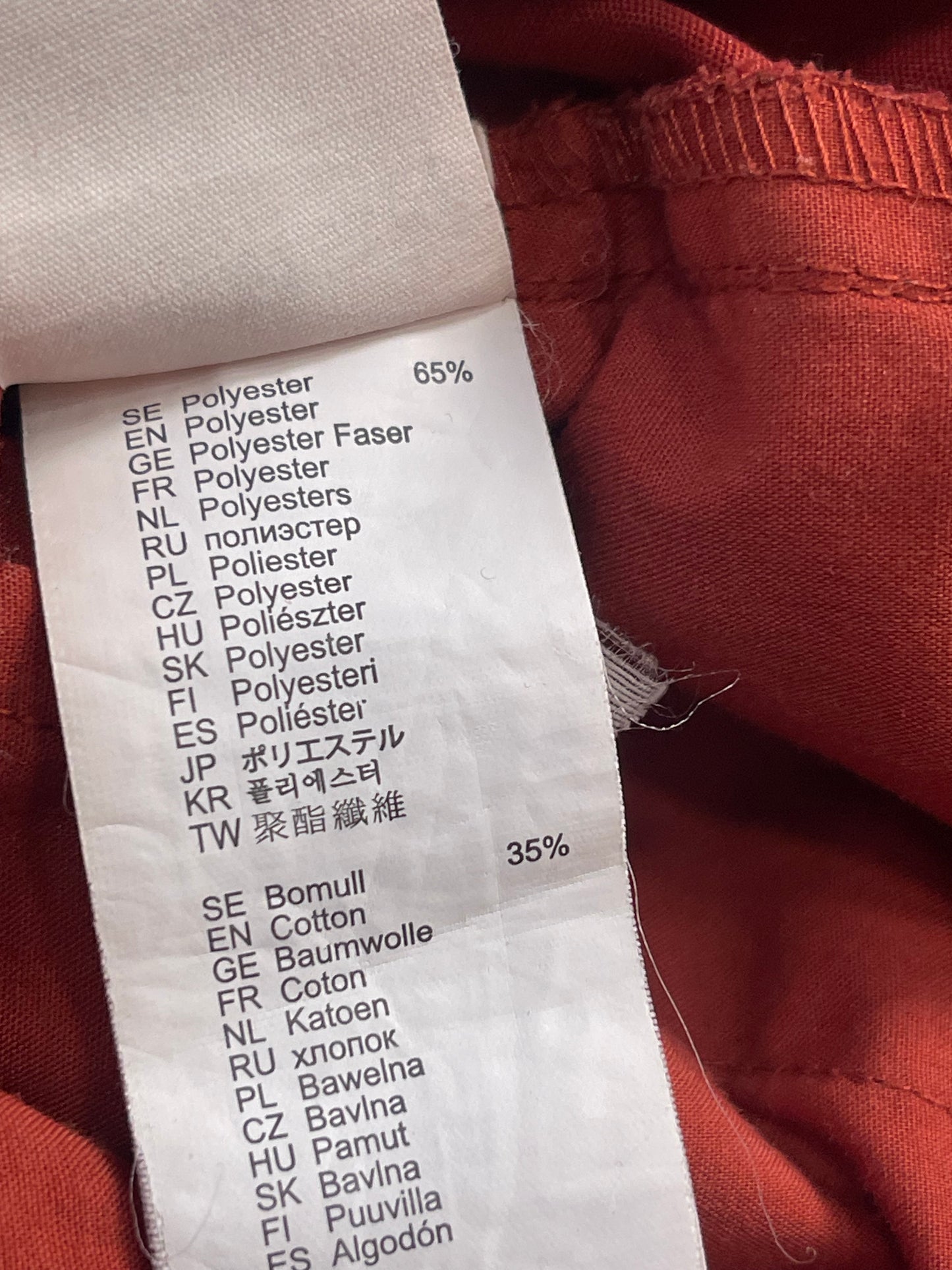 Trekking Hose Fjällräven Barents Pro (XL /42 ) gekürzt rot