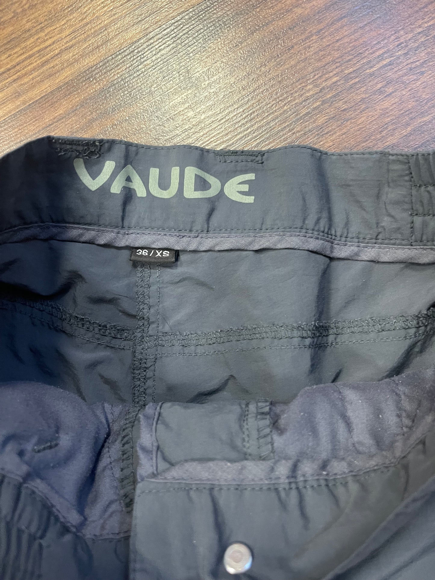 Zip Off Hose von Vaude (Damen S /36 ) 2in1 Trekkinghose grau