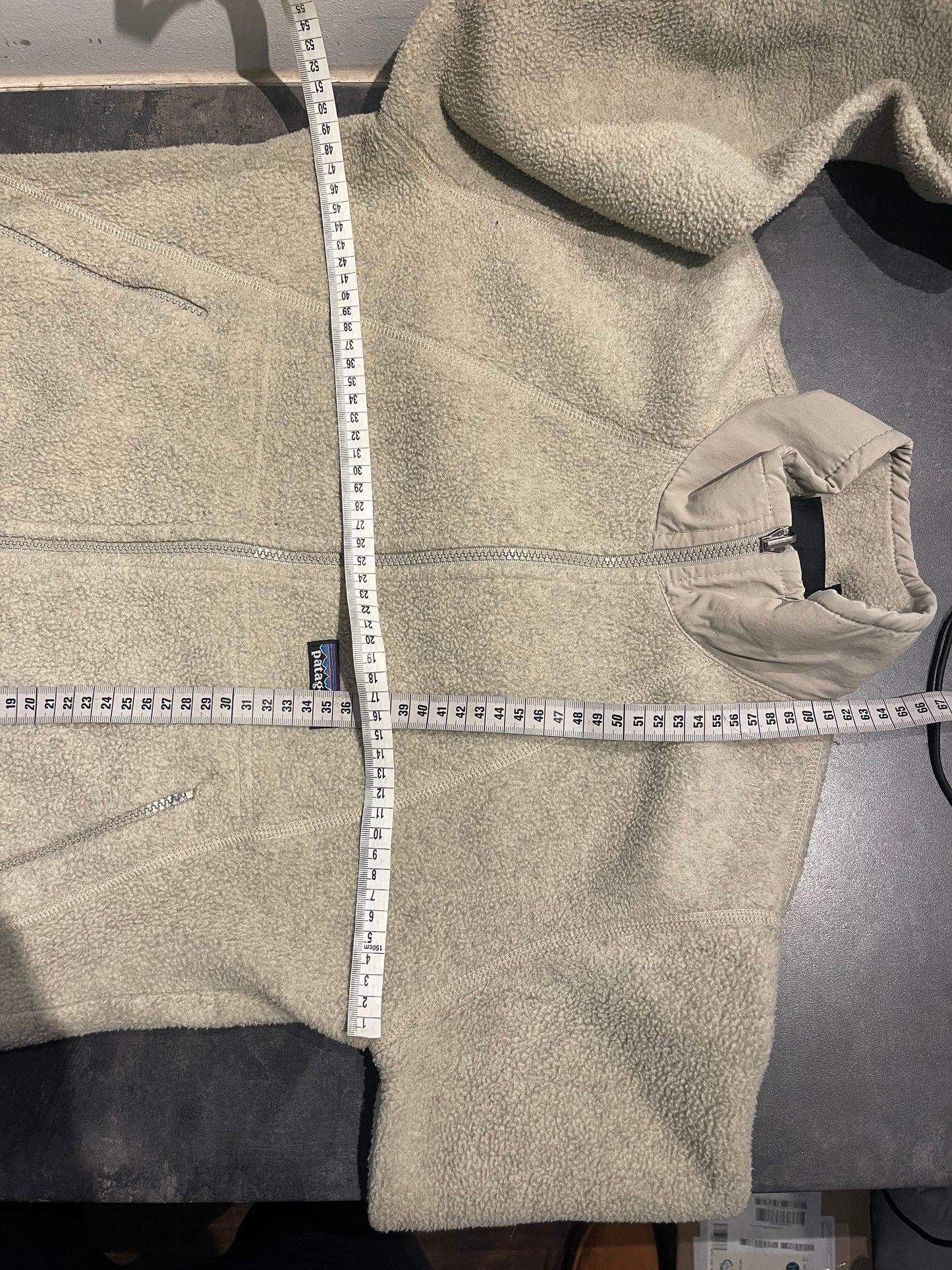 Patagonia Fleece Jacke warm synchilla (S Damen) beige