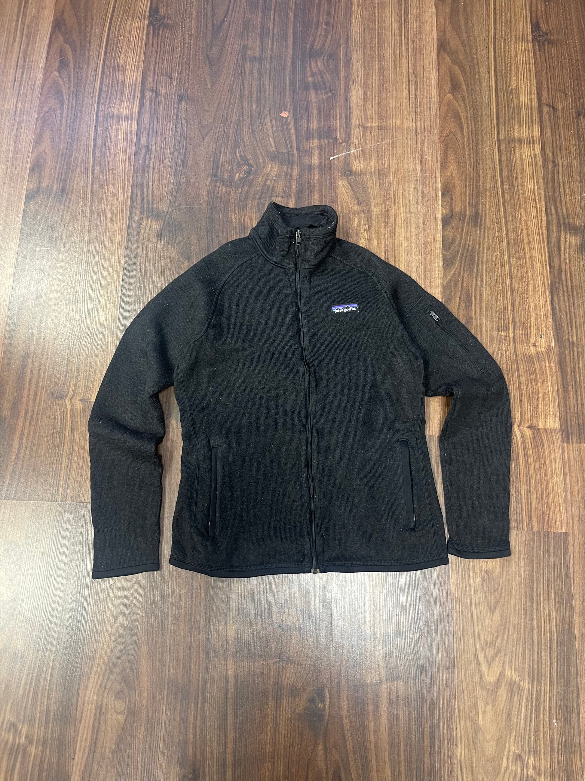 Patagonia Better Fleece Jacke ( S Damen) Strickoptik schwarz - wanderlich.com