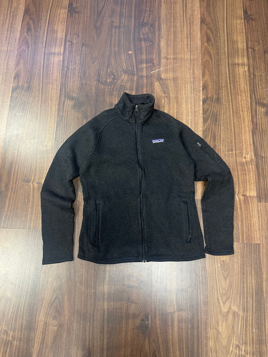 Patagonia Better Fleece Jacke ( S Damen) Strickoptik schwarz - wanderlich.com