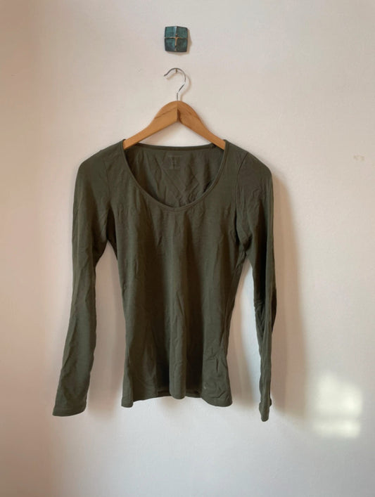 Longsleeve Icebreaker Merino (XS bis S Damen) khaki