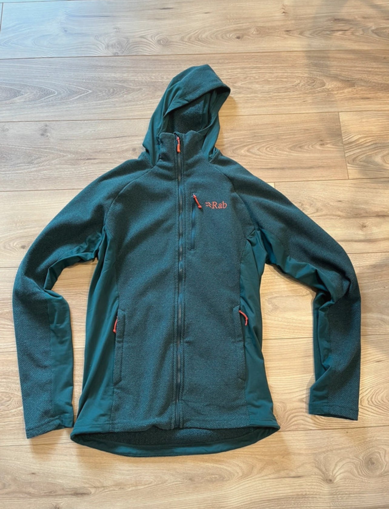 Fleecejacke von Rab (S Herren) Zipper Hoodie grün