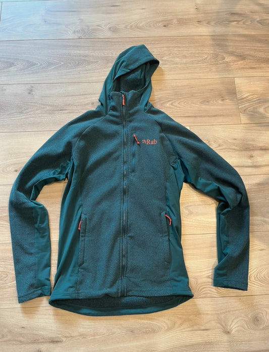 Fleecejacke von Rab (S Herren) Zipper Hoodie grün
