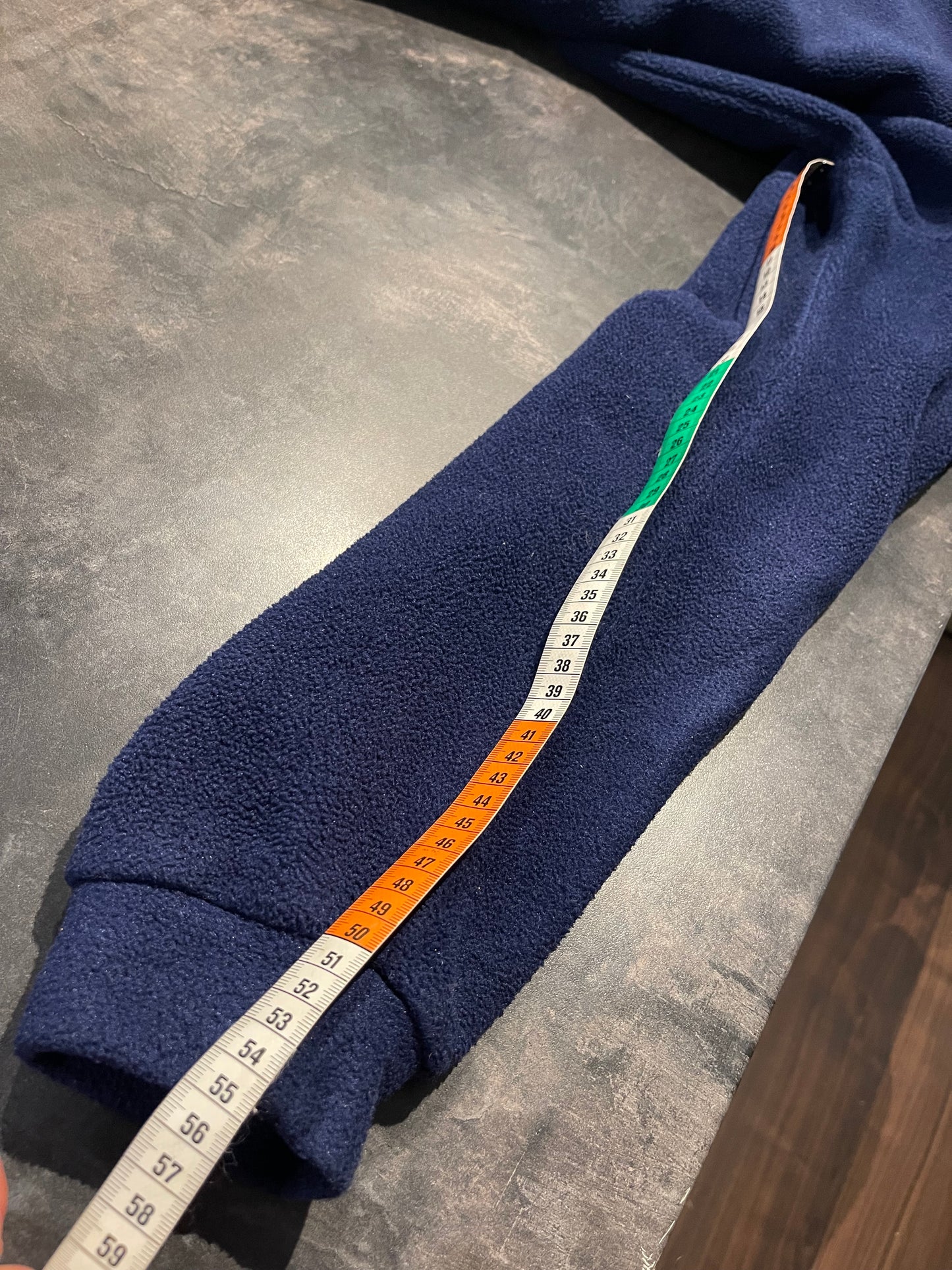 Vintage Fleece Jacke Vaude L/XL (Unisex) Polartec Pile marineblau