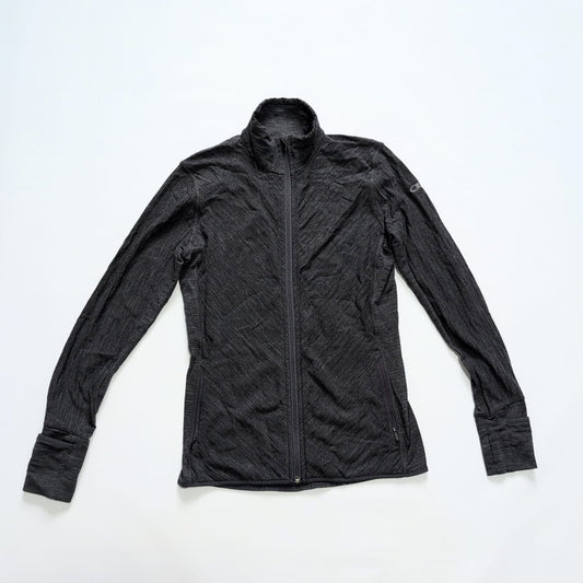 Merino Zip Jacke von Icebreaker (M Damen) dunkelgrau