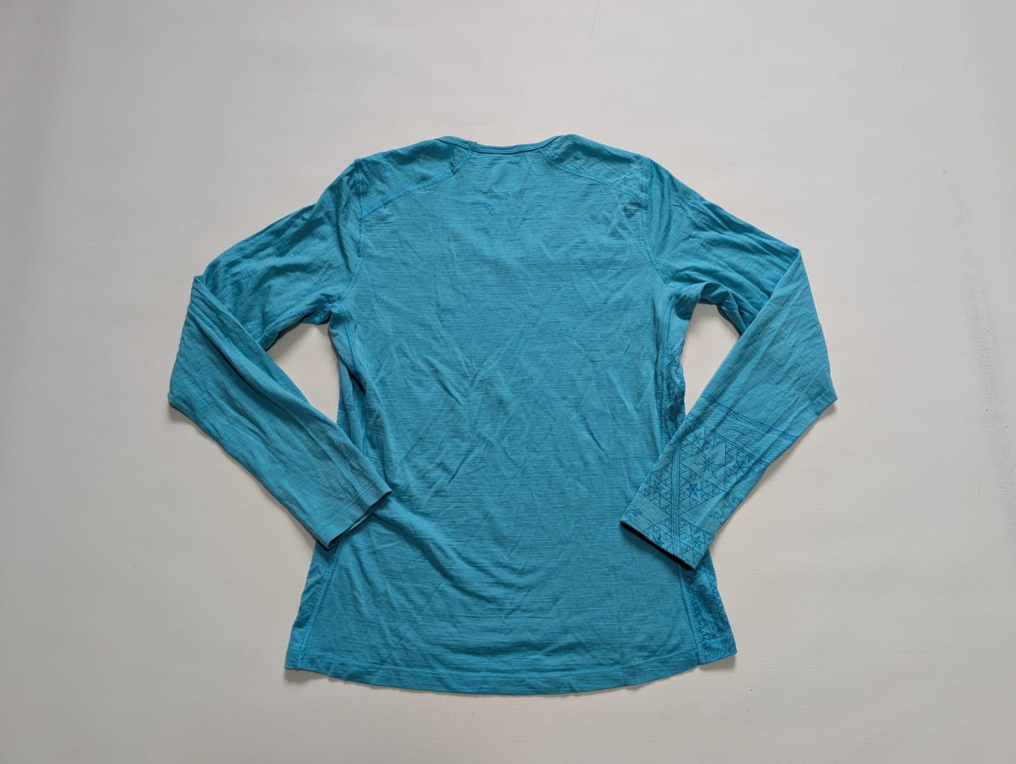 Longsleeve Icebreaker (L Damen ) Merino  200 blau Print