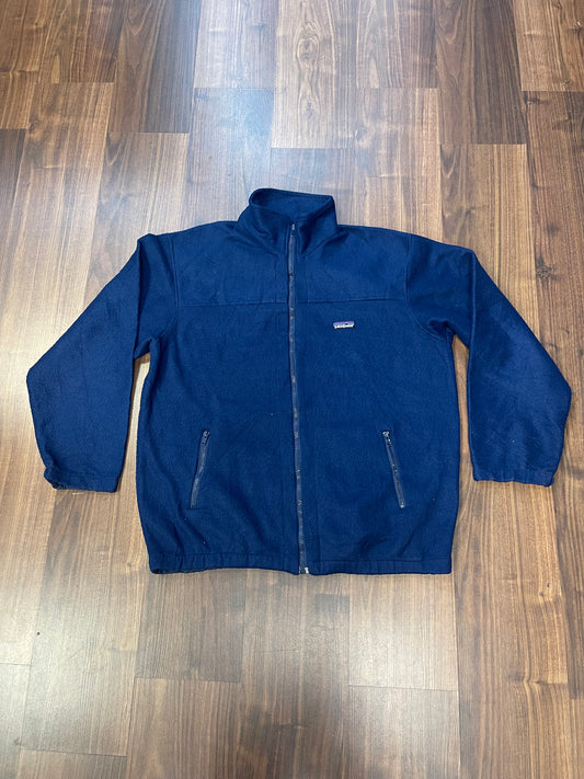 Patagonia Fleece Jacke (XL Herren) Zipper Sweatshirt dunkelblau