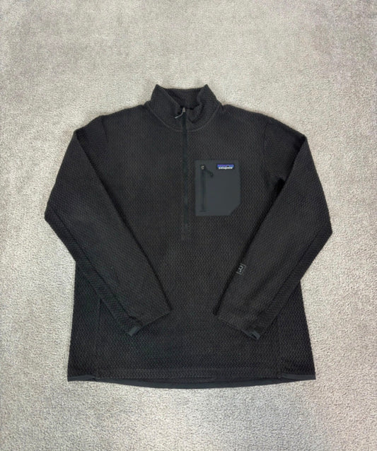 Pullover Patagonia R1 Air Fleece (L Herren) Langarm Sweater schwarz