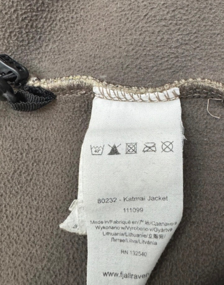 Zip Fleece Jacke Fjällräven (M Herren) Windstopper beige Retro Pile - wanderlich.com