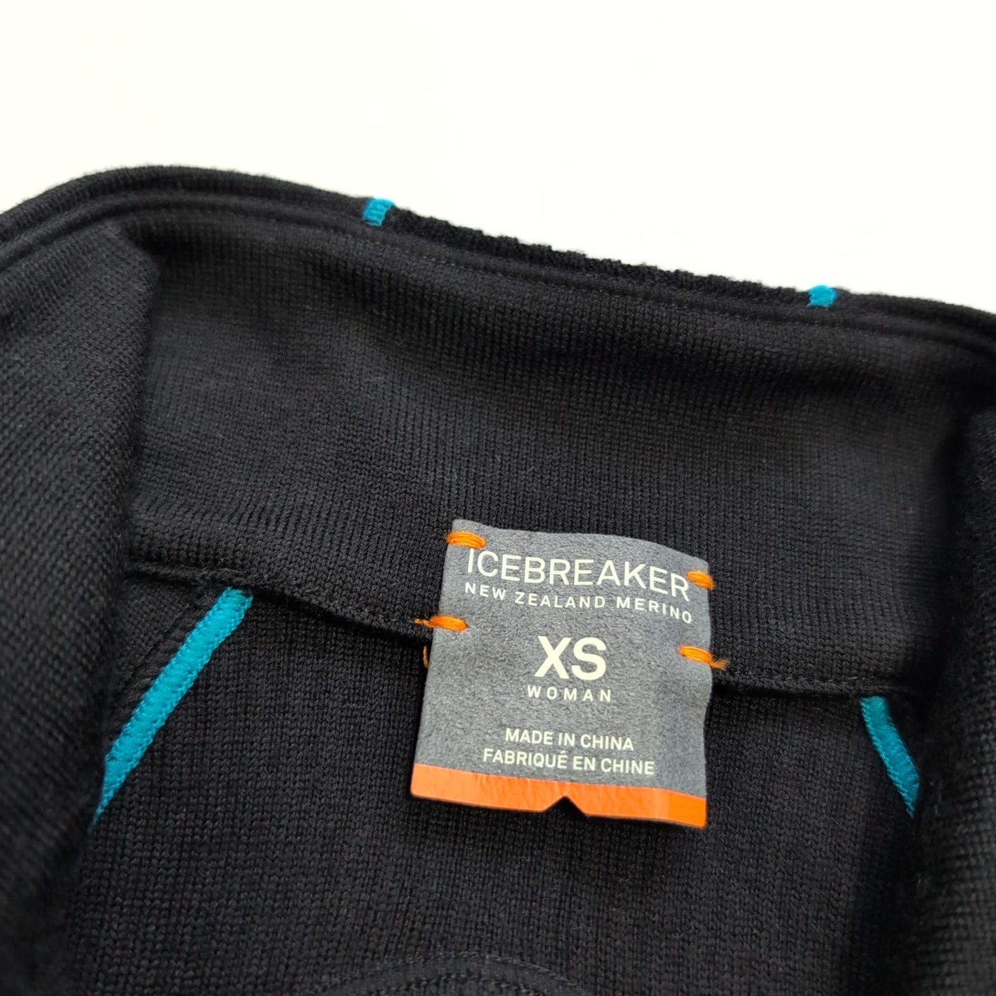 Merino Zip Longsleeve von Icebreaker (XS Damen) schwarz - wanderlich.com