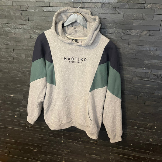 Hoodie von Kaotiko in Größe M Herren / L Damen grau grün