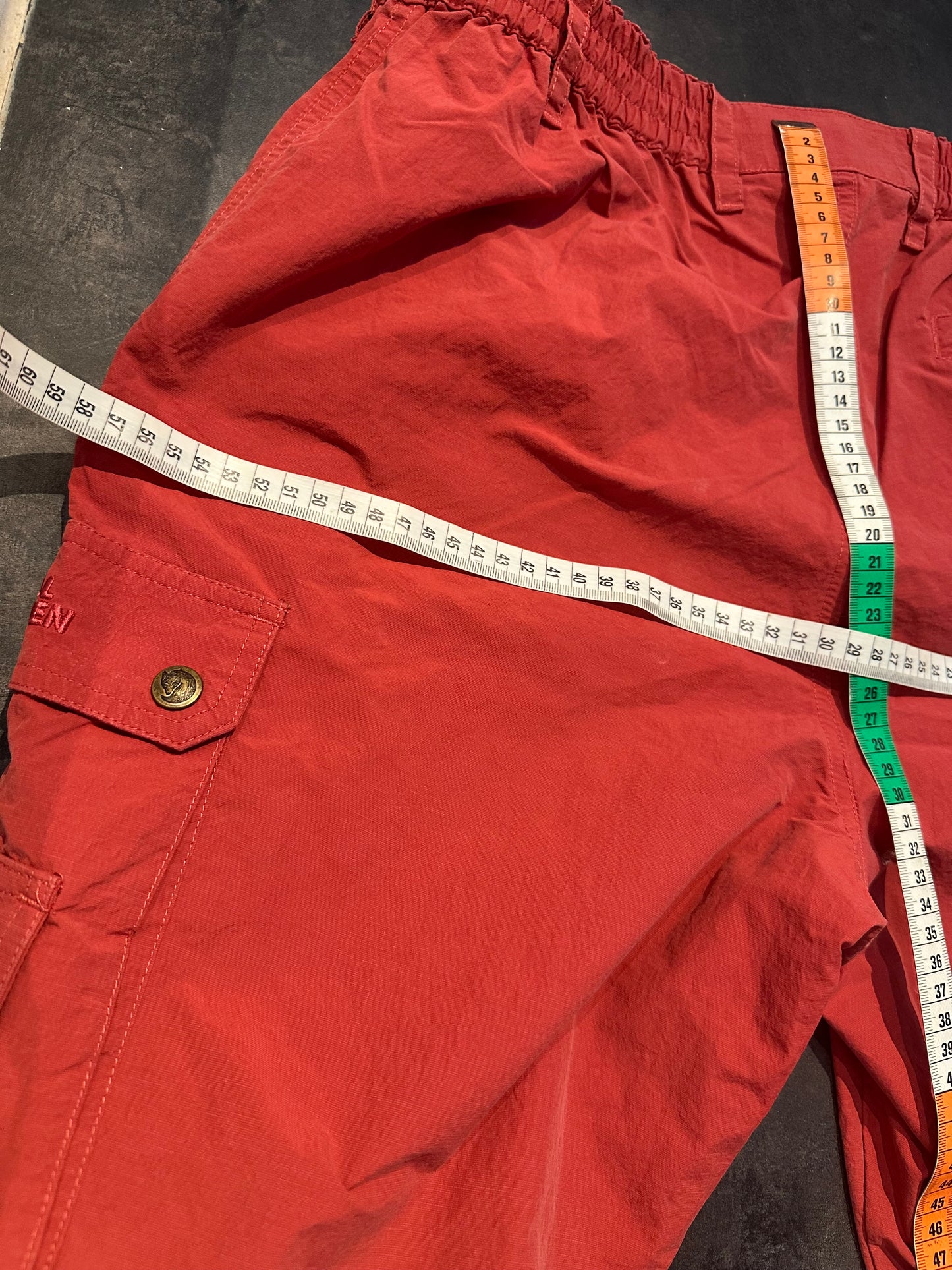 Shorts von Fjällräven (50 Herren / L) kurze Trekking Hose korallenrot