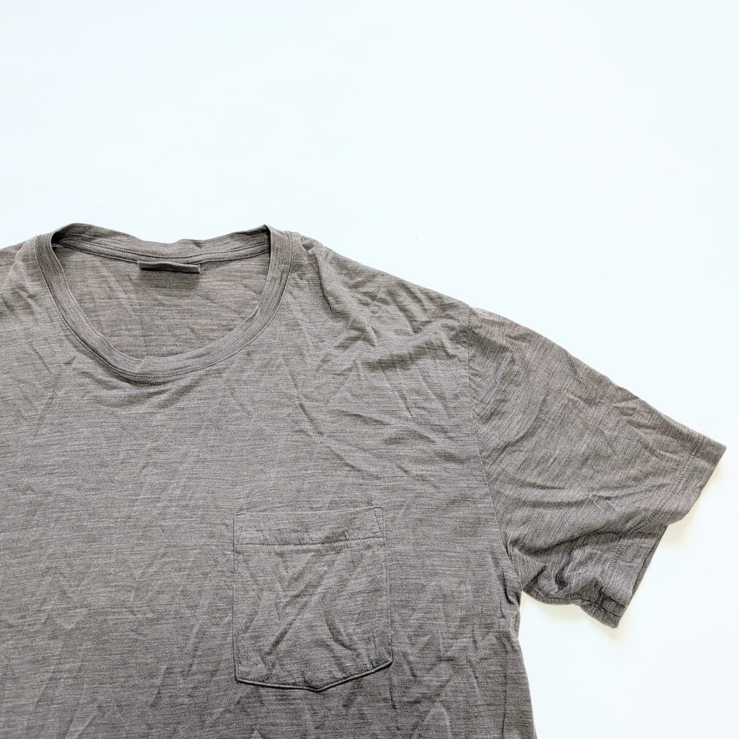 T-Shirt von Icebreaker Merino (S Herren) grau ecru - wanderlich.com