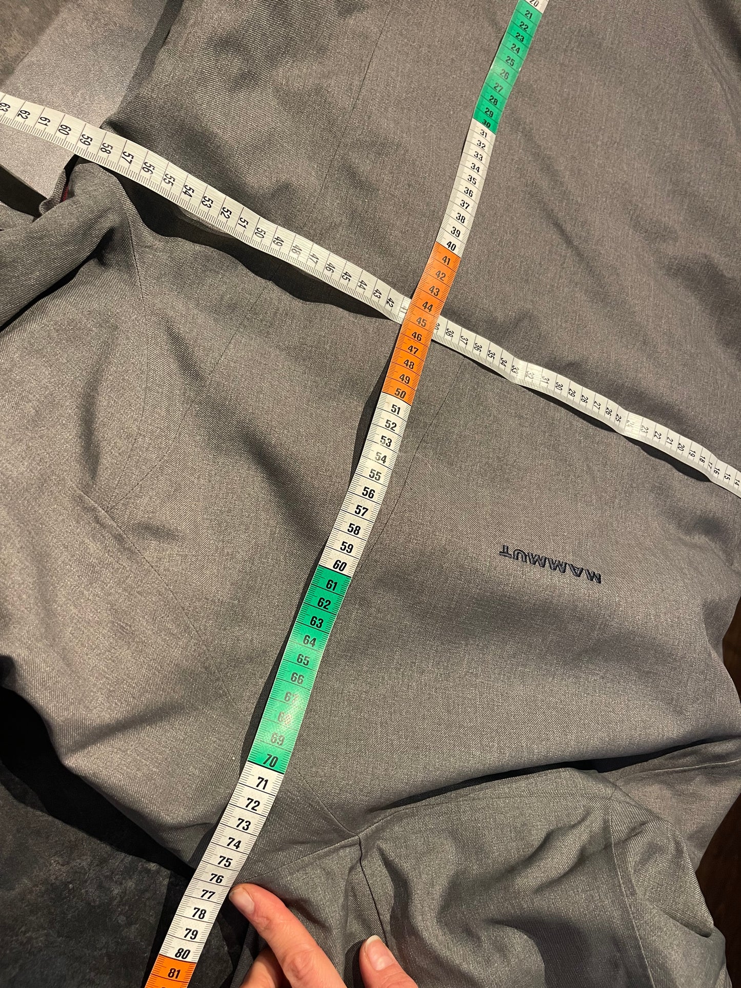 Ski Jacke von Mammut (M Herren) Hardshell gefüttert grau